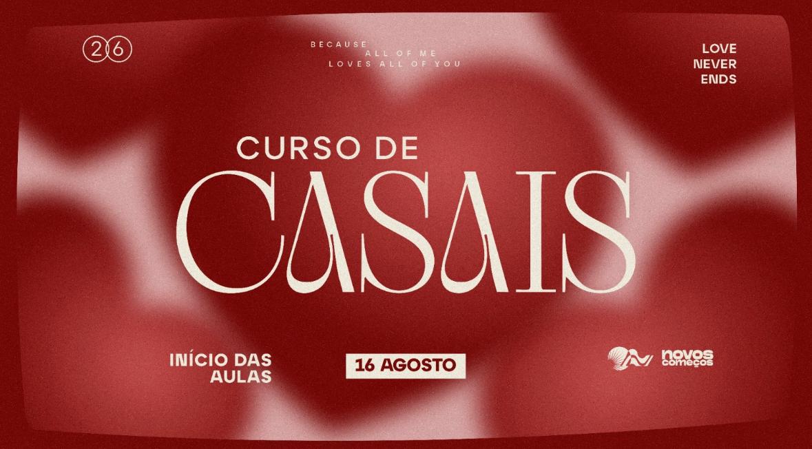 CURSO DE CASAIS 2º SEMESTRE 2026