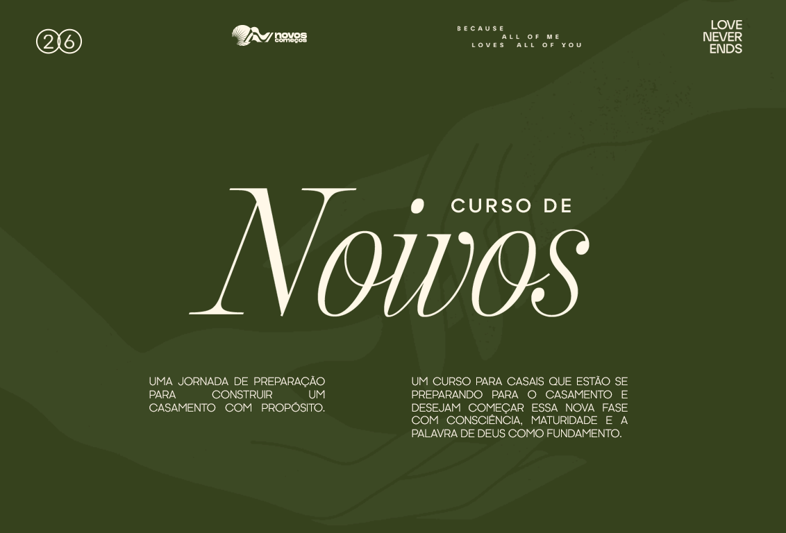 CURSO DE NOIVOS - 2º SEMESTRE 2026